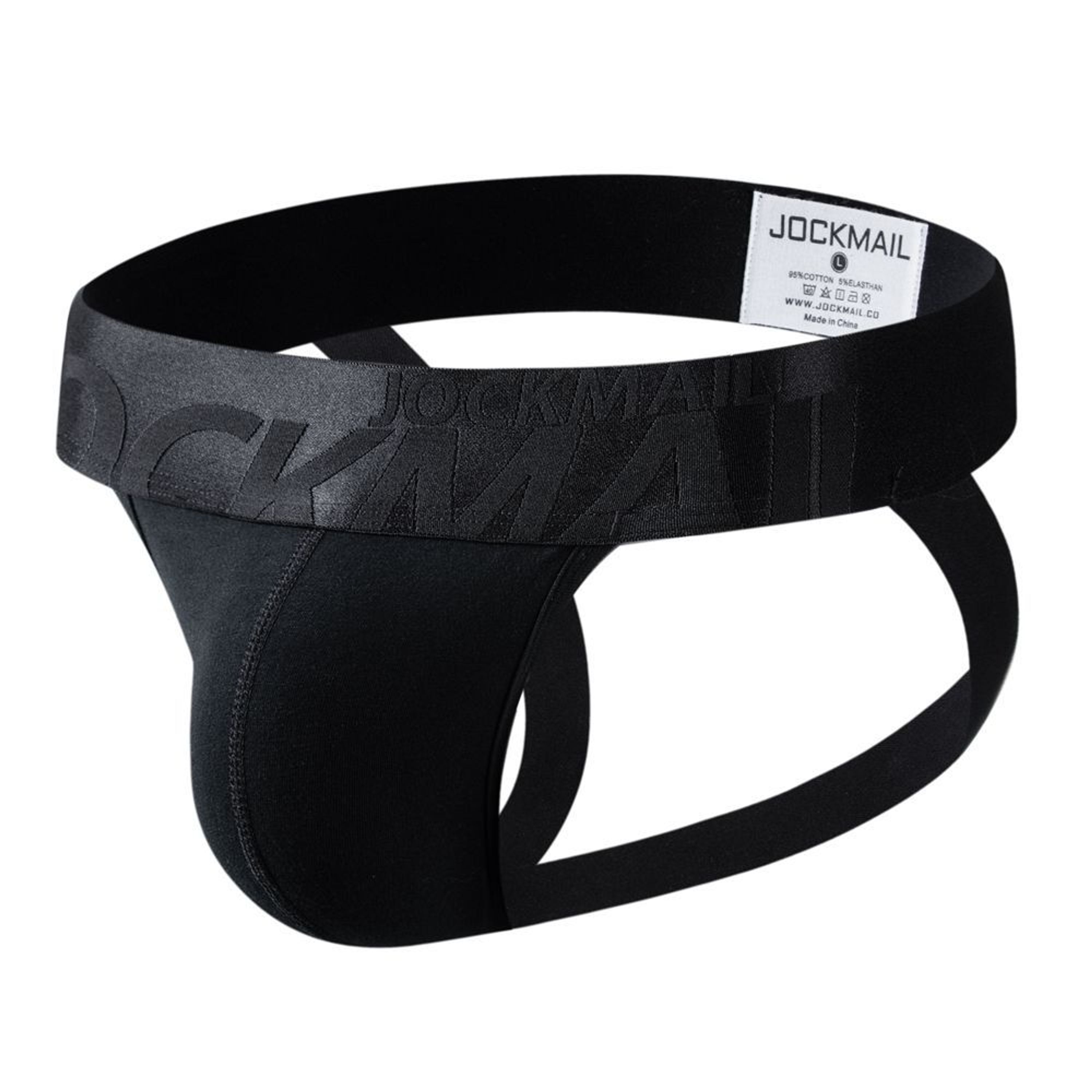 Мужские трусы джоки черные JOCKMAIL JM4026-2 фото 2