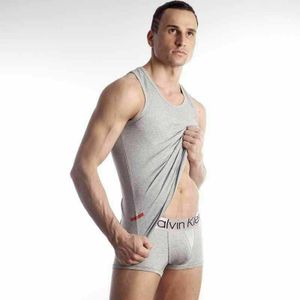Фото Мужская майка серая Calvin Klein Grey Tank top