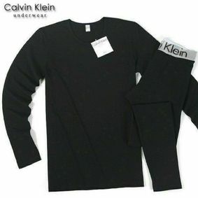 Фото Мужское термобелье неутепленное Calvin Klein Thermal Steel Underwear Black