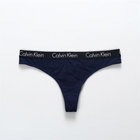 Фото Женские трусы стринги темно-синие Calvin Klein Women 