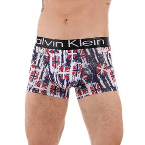 Фото Мужские трусы боксеры с принтом "Великобритания" Calvin Klein
