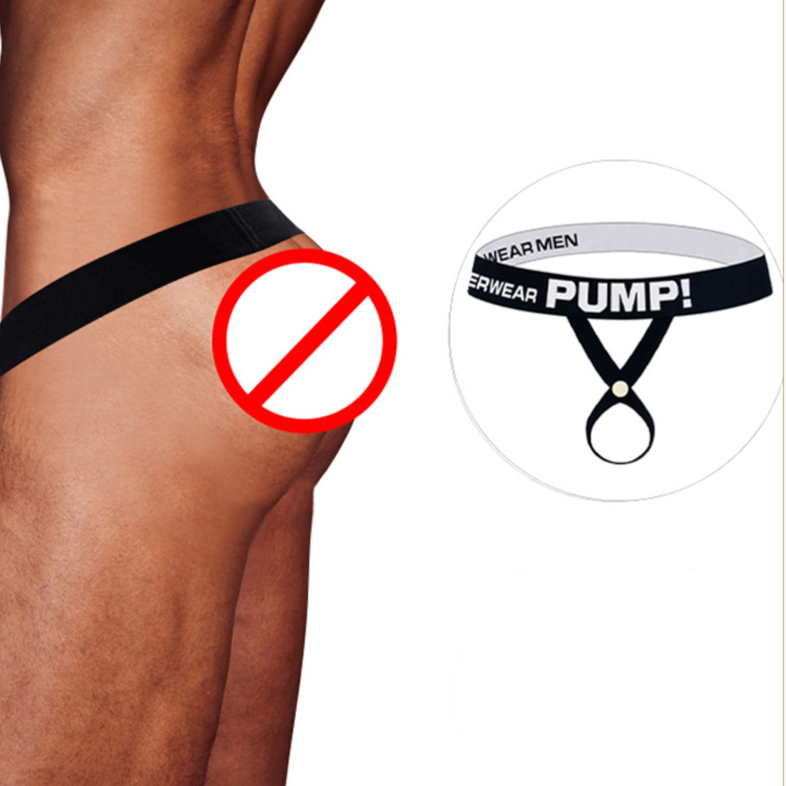 Мужской эротический аксессуар черный PUMP! MP01-2 фото 4