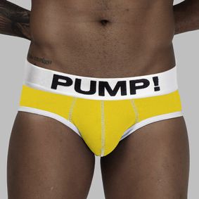 Фото Мужские трусы брифы желтые PUMP! PU013