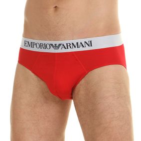 Фото Мужские трусы слипы красные Emporio Armani 