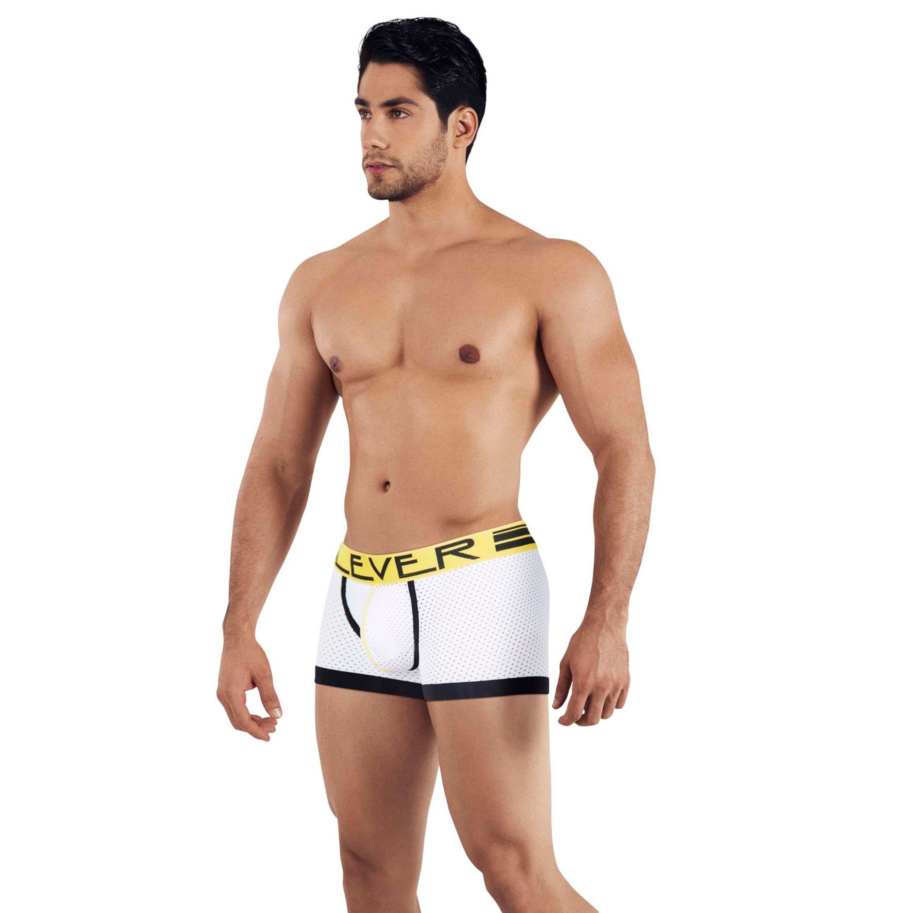 Мужские боксеры белые сетчатые Clever BRASILEA BOXER 034801 фото 2