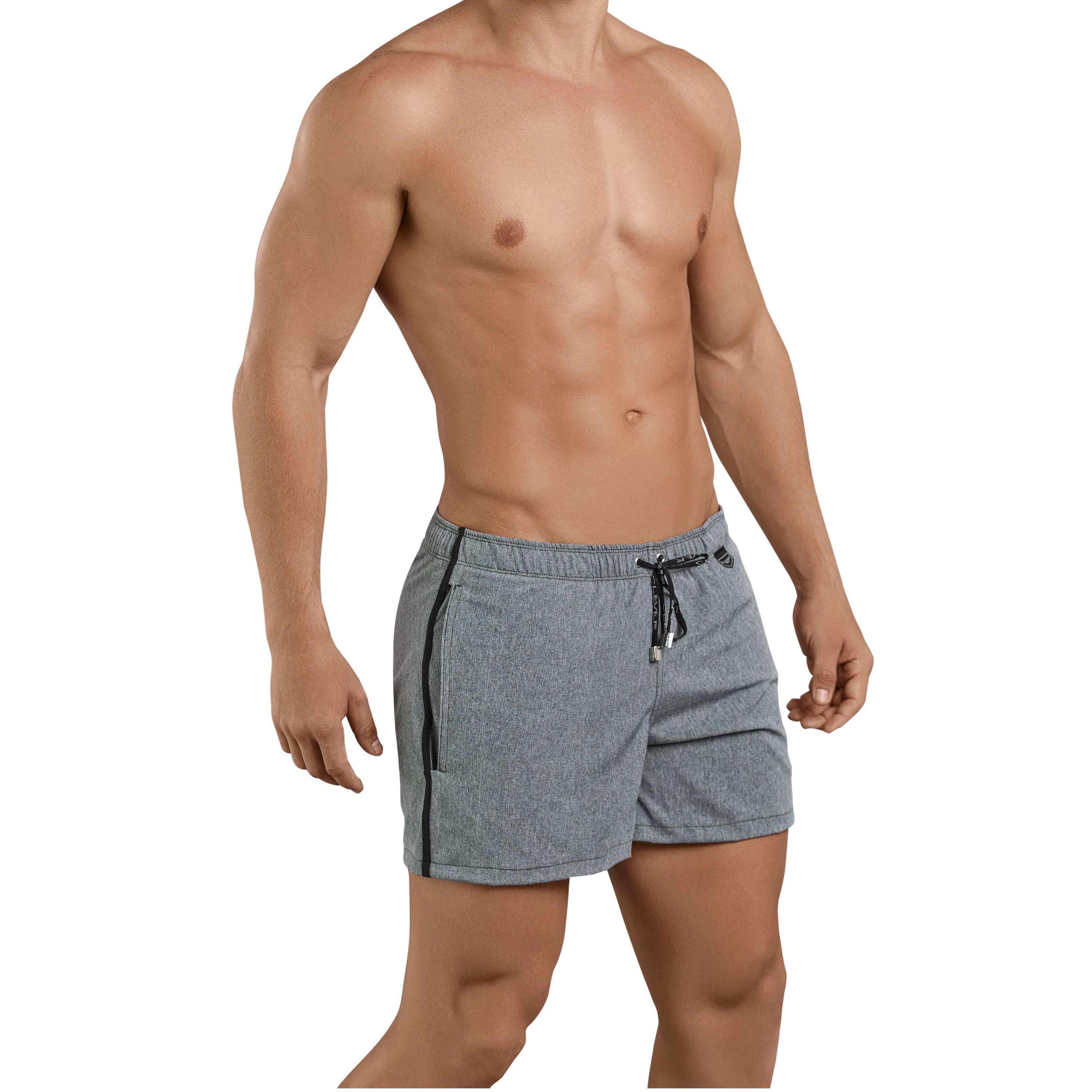 Мужские шорты темно-серые Clever Moda Sea Sand Atleta Short 068513 фото 1