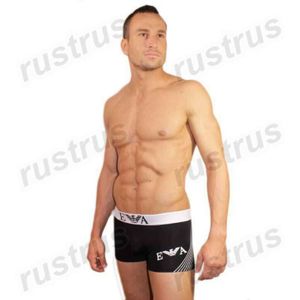 Фото Мужские трусы боксеры черные Emporio Armani 