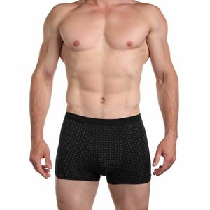 Фото Мужские трусы боксеры черные с узором Sergio Dallini SG2911-1