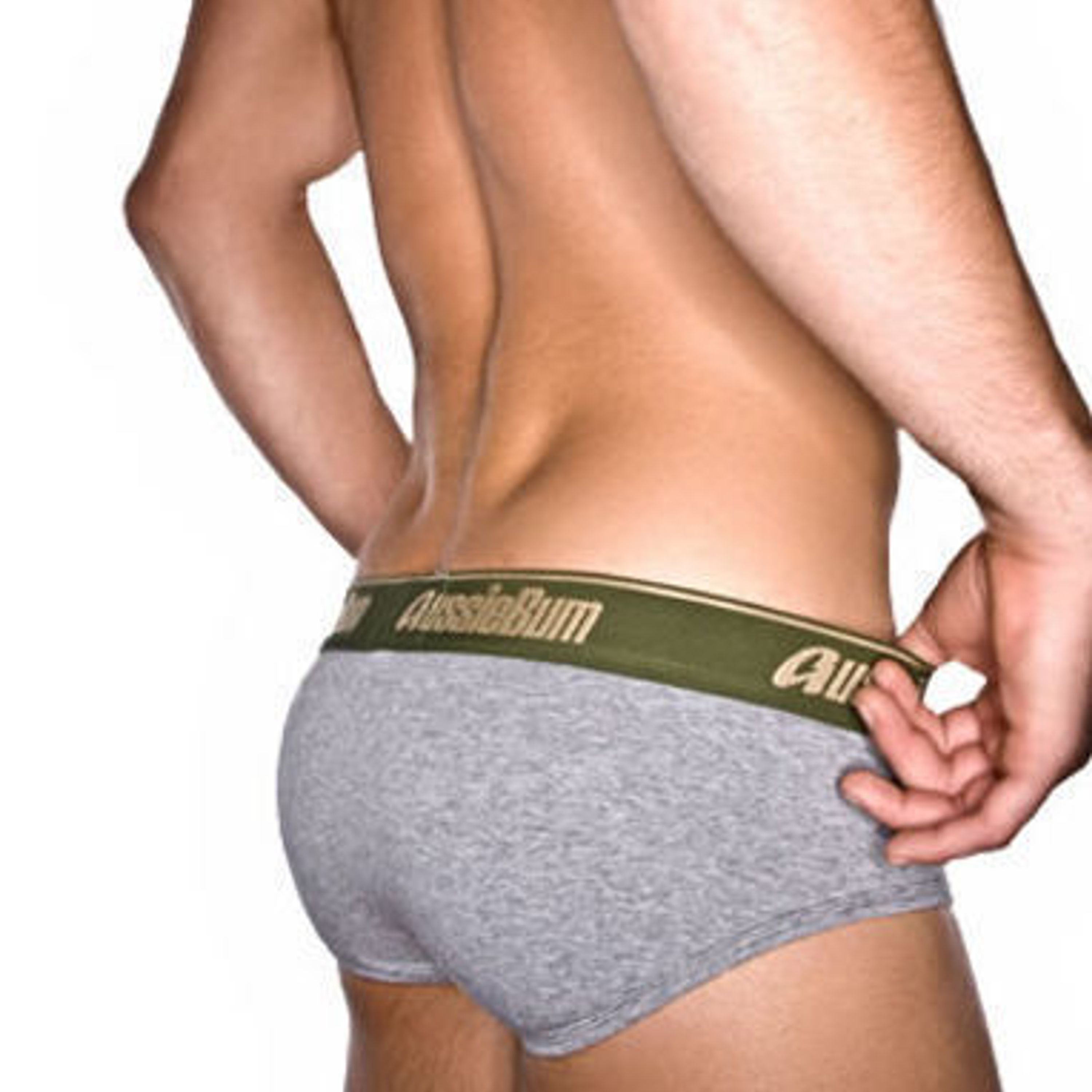 Мужские трусы брифы Aussiebum Cotton Soft Brief Mountain Grey фото 2