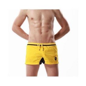 Фото Шорты спортивные желтые с черной вставкой SEOBEAN HEALTH SHORTS YELLOW BLACK 50603