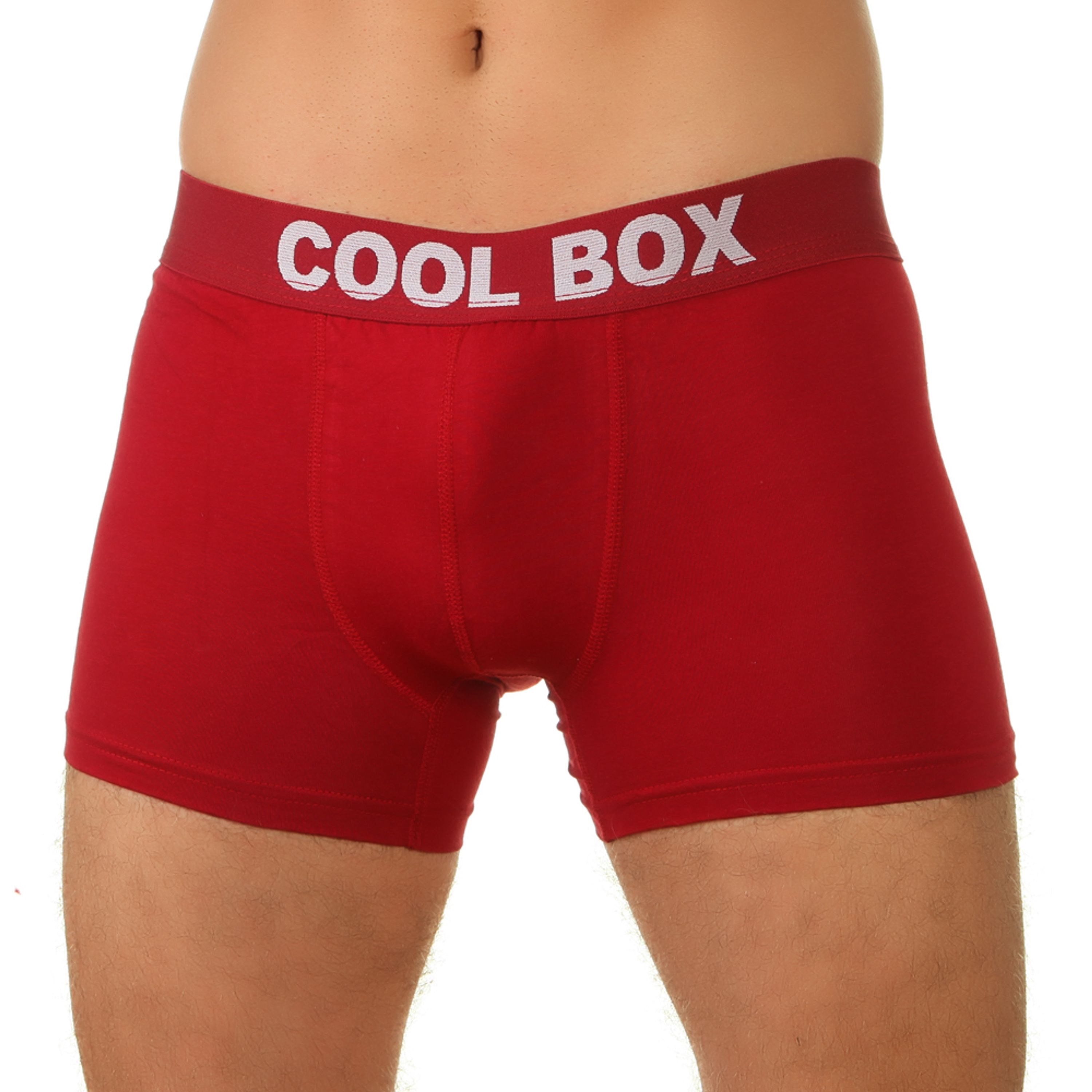 Мужские трусы боксеры красные E5 Underwear Trend Boxer Short 0102 фото 1