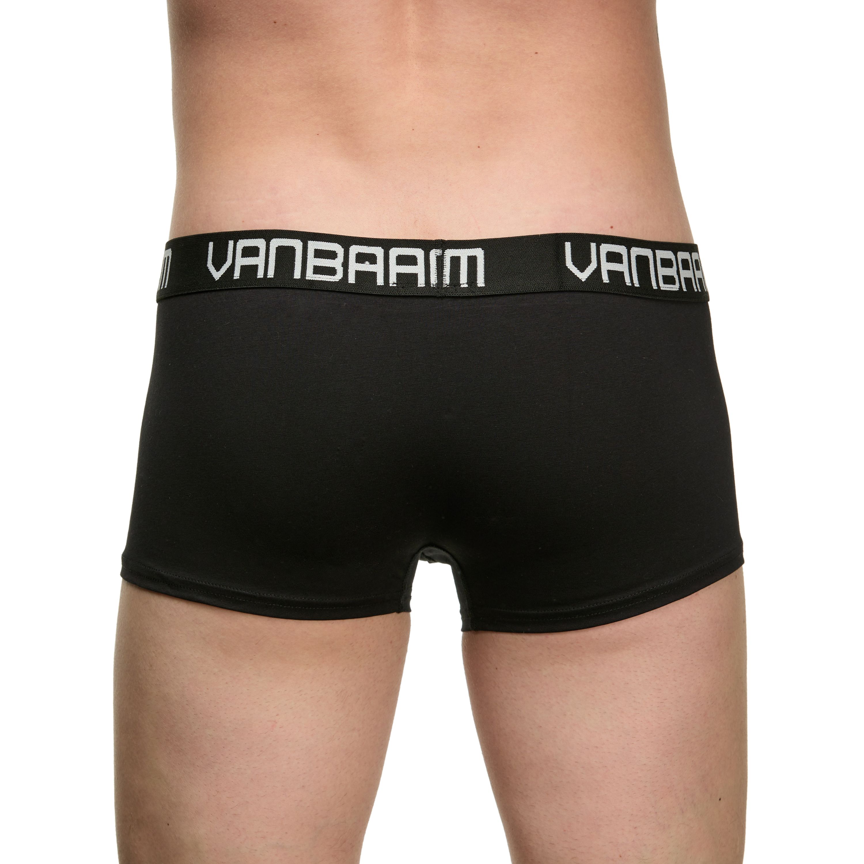 Мужские трусы хипсы черные Van Baam VB50057 фото 2