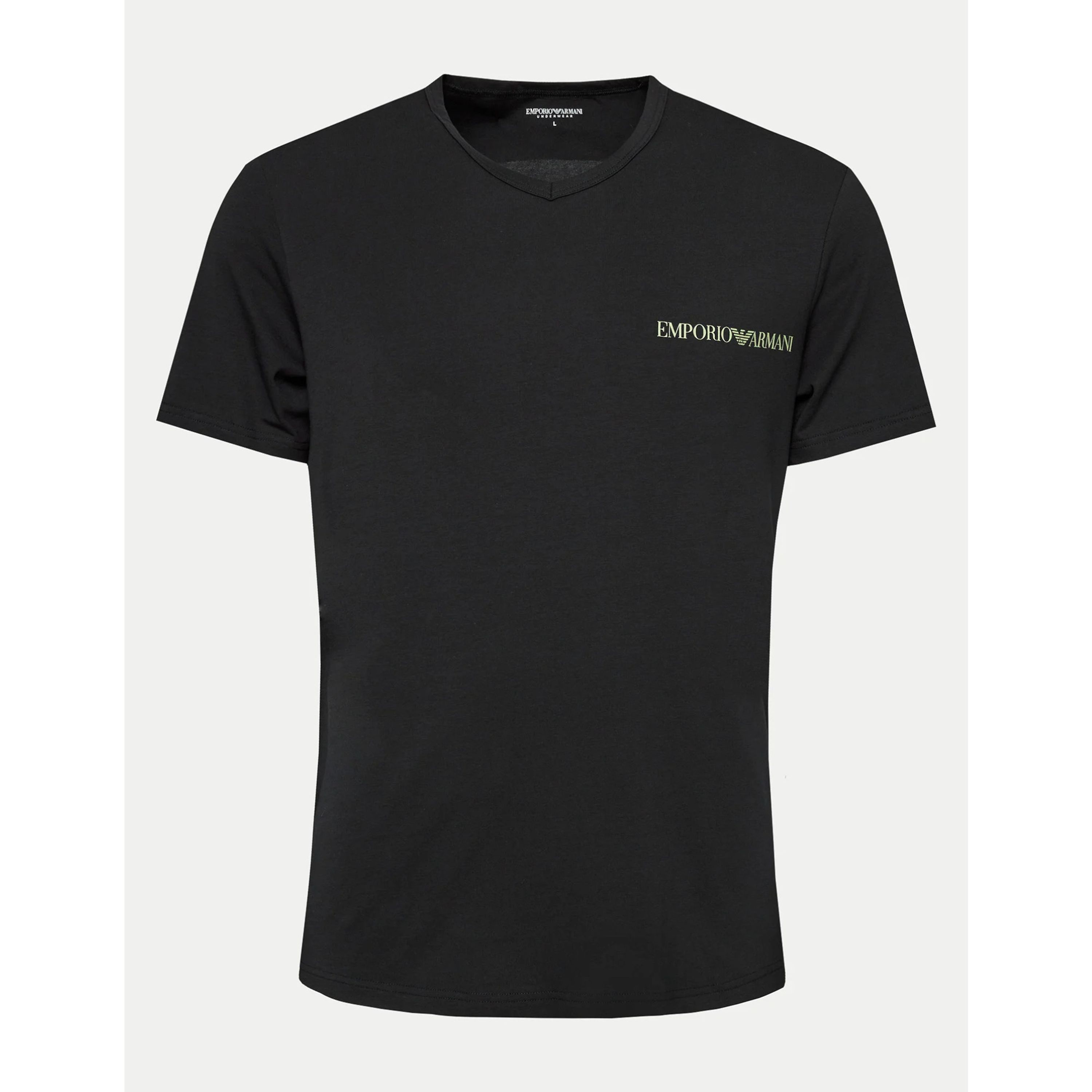 Набор мужских футболок 2в1 черные Emporio Armani 111849_4F717 23820 фото 3