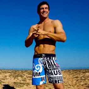 Фото  Мужские плавательные шорты синие Aussiebum Surf Shorts Tidal