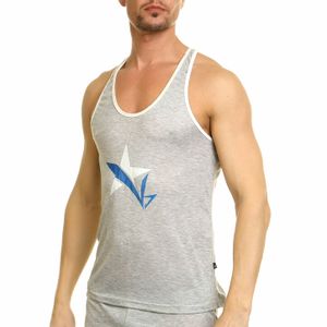 Фото Мужская майка серая Van Baam VB0602