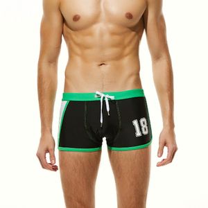 Фото Мужские плавки темно-зеленые Seobean