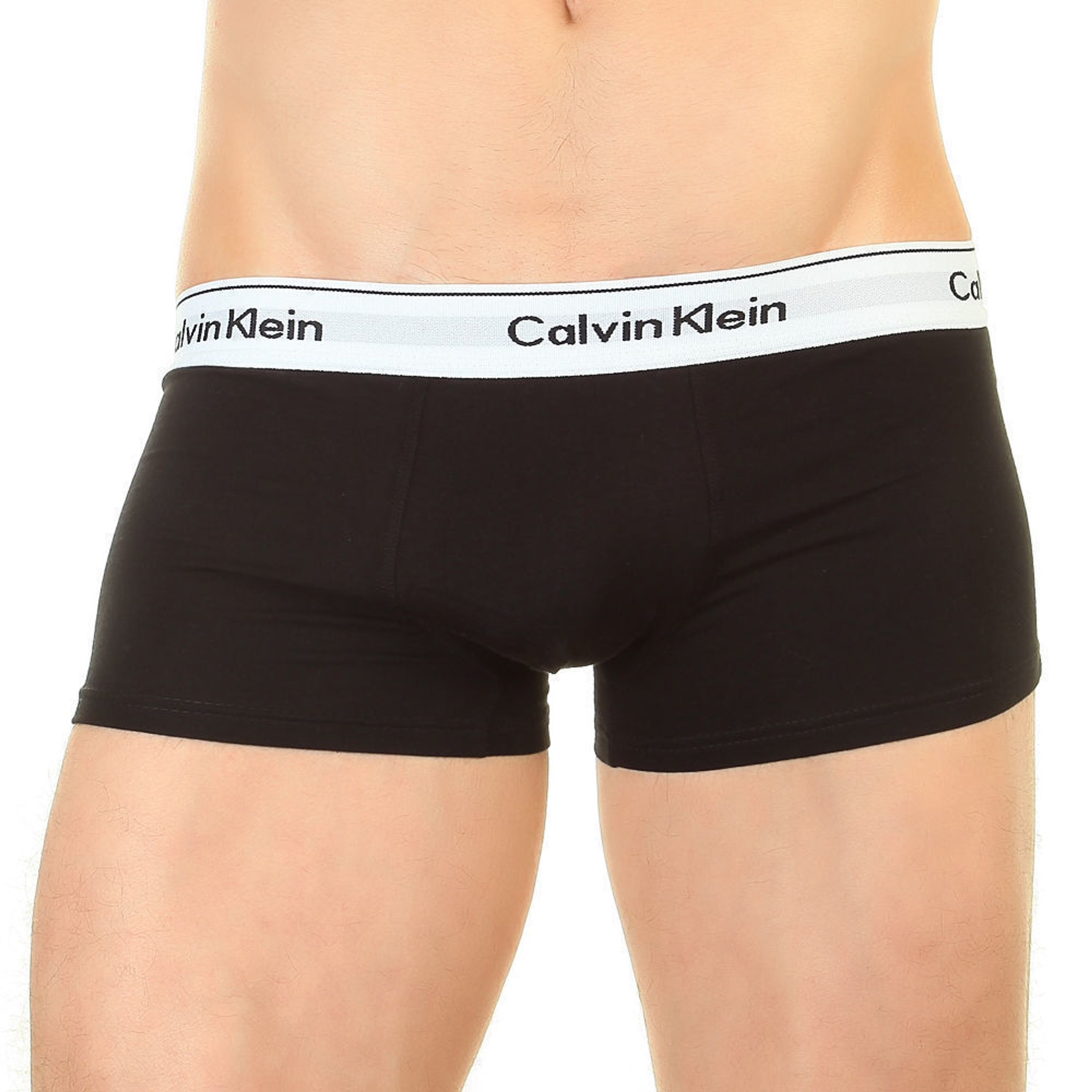 Мужские трусы боксеры черные Calvin Klein фото 1
