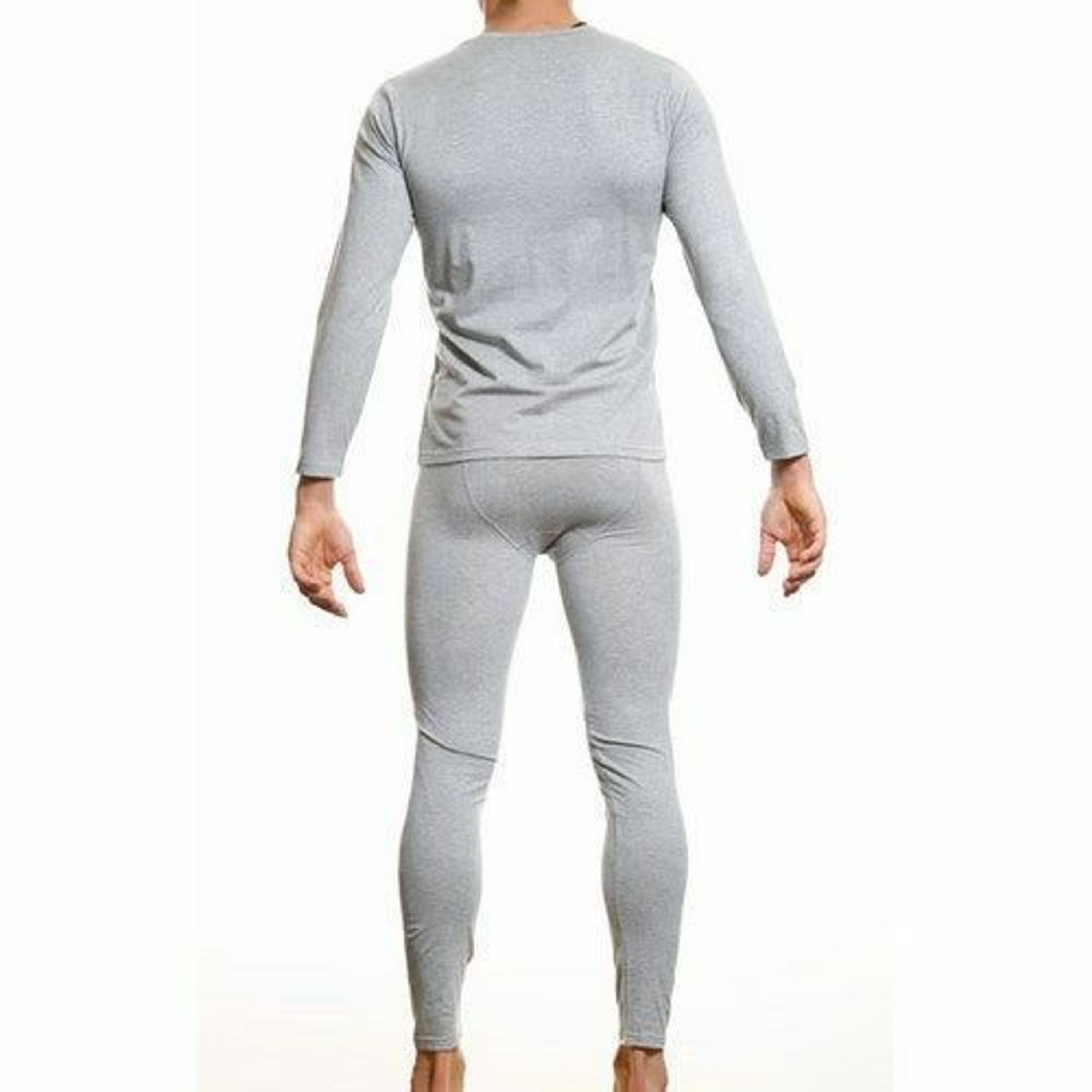 Мужской серый лонгслив Calvin Klein Grey фото 2
