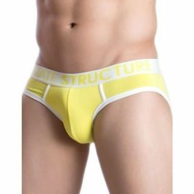 Фото Мужские трусы слипы желтые Private Structure NOS Spectrum Lemon Brief PST0058