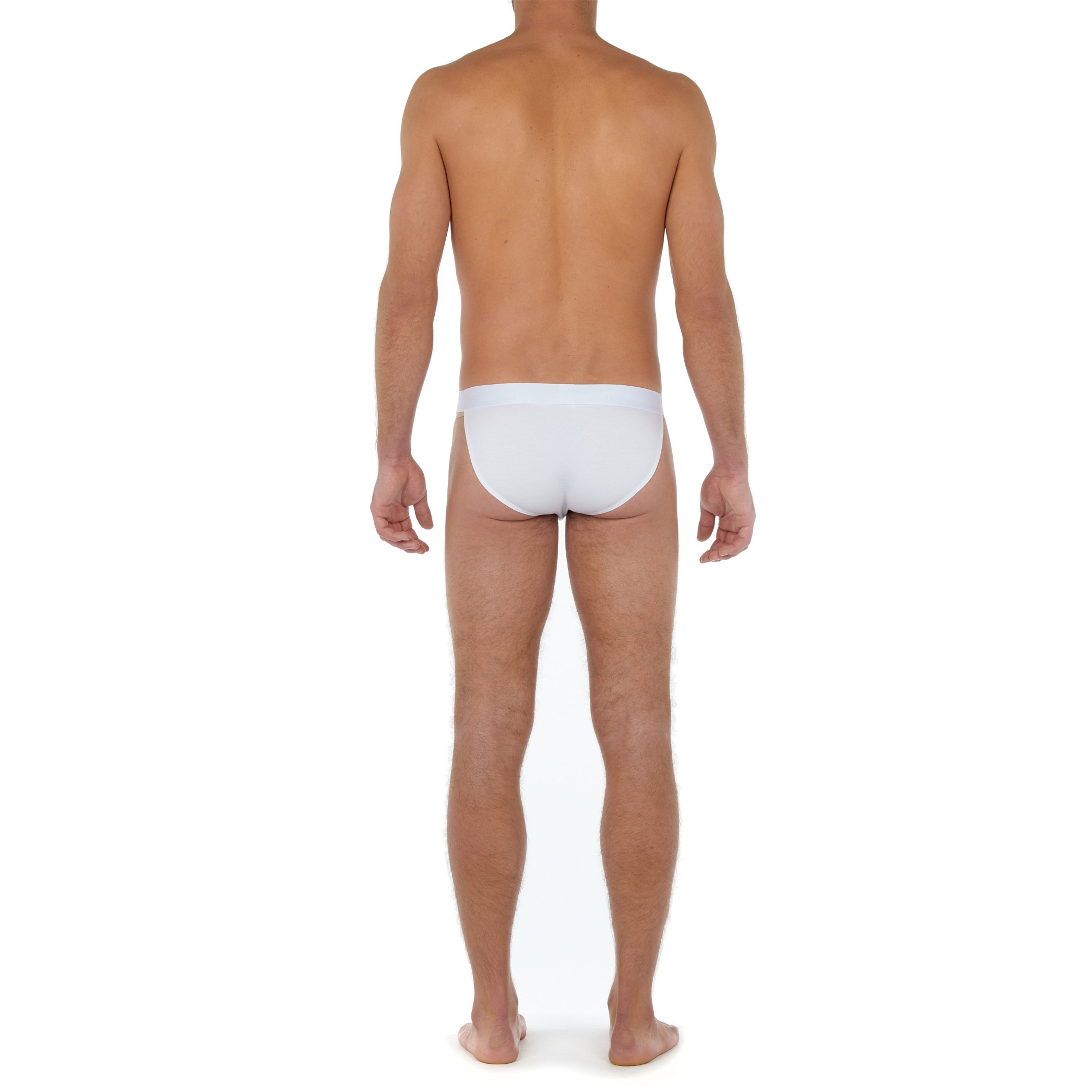 Мужские трусы танга белые HOM CLASSIC Tanga Briefs 400413_400003 фото 3