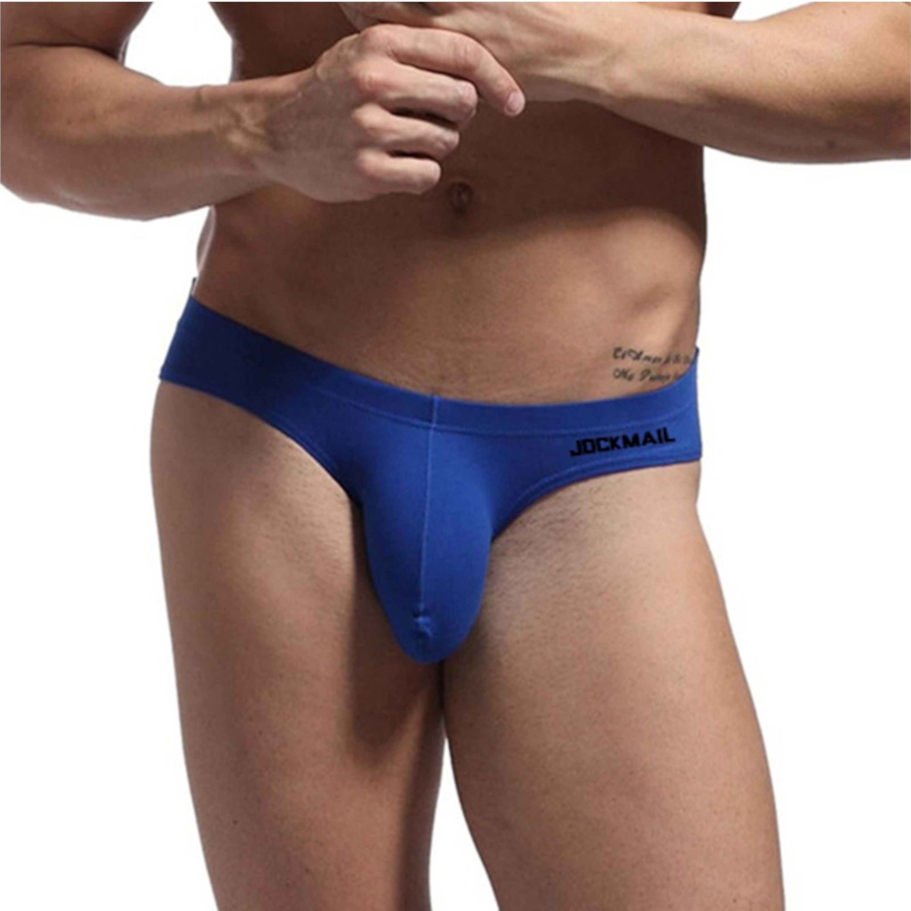 Мужские трусы брифы синие JOCKMAIL JM2025-9 фото 1