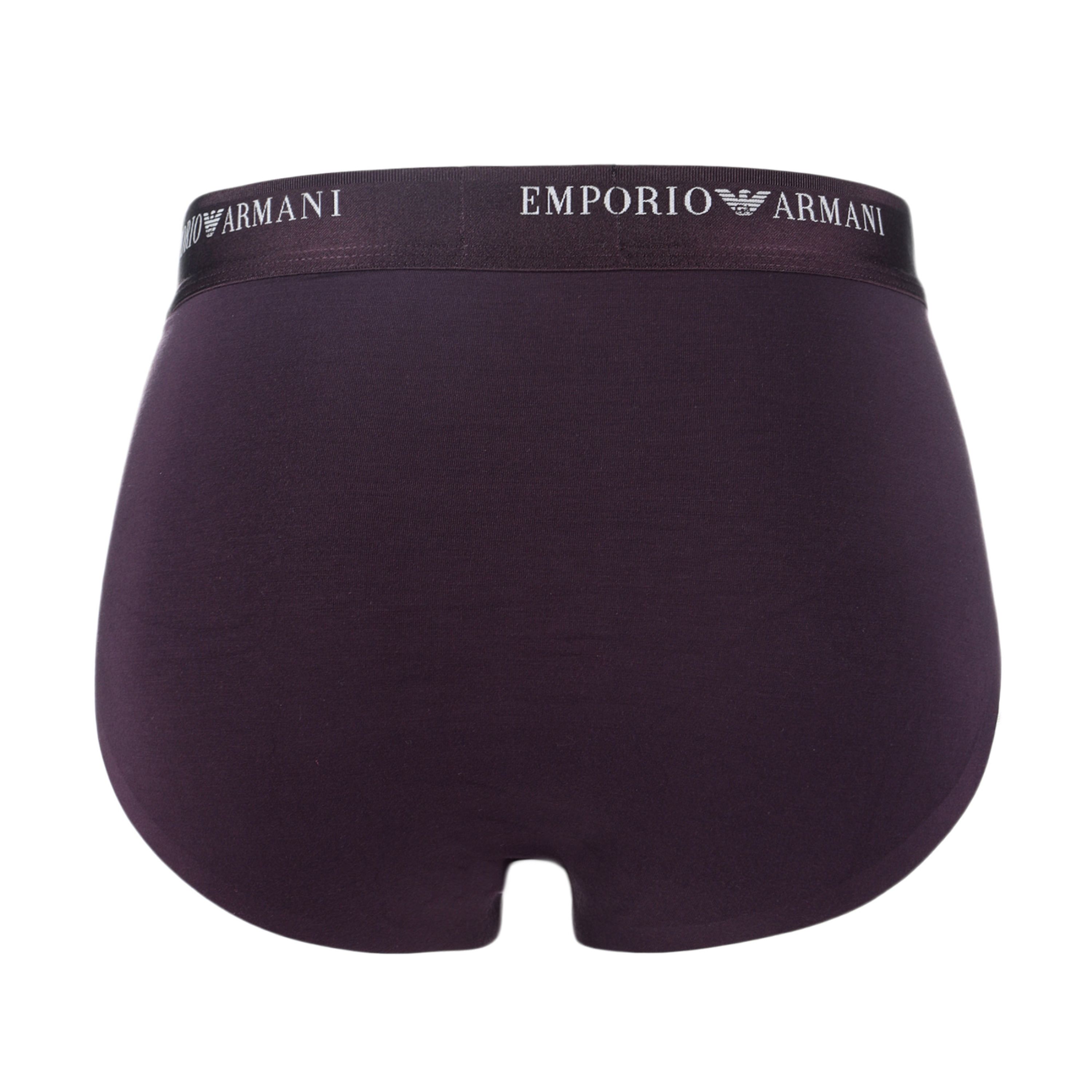 Мужские трусы брифы фиолетовые Emporio Armani 111846_4F511 05093 фото 2