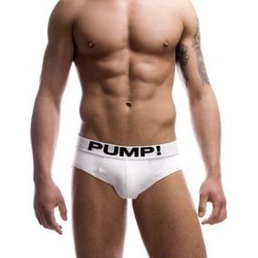 Фото Мужские трусы брифы белые Pump Brief White PM3-M231