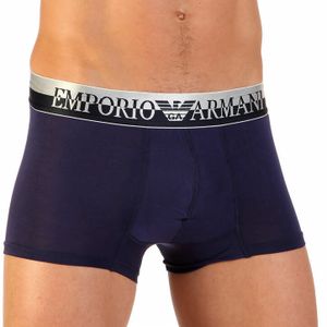 Фото Мужские трусы боксеры Emporio Armani темно-синие