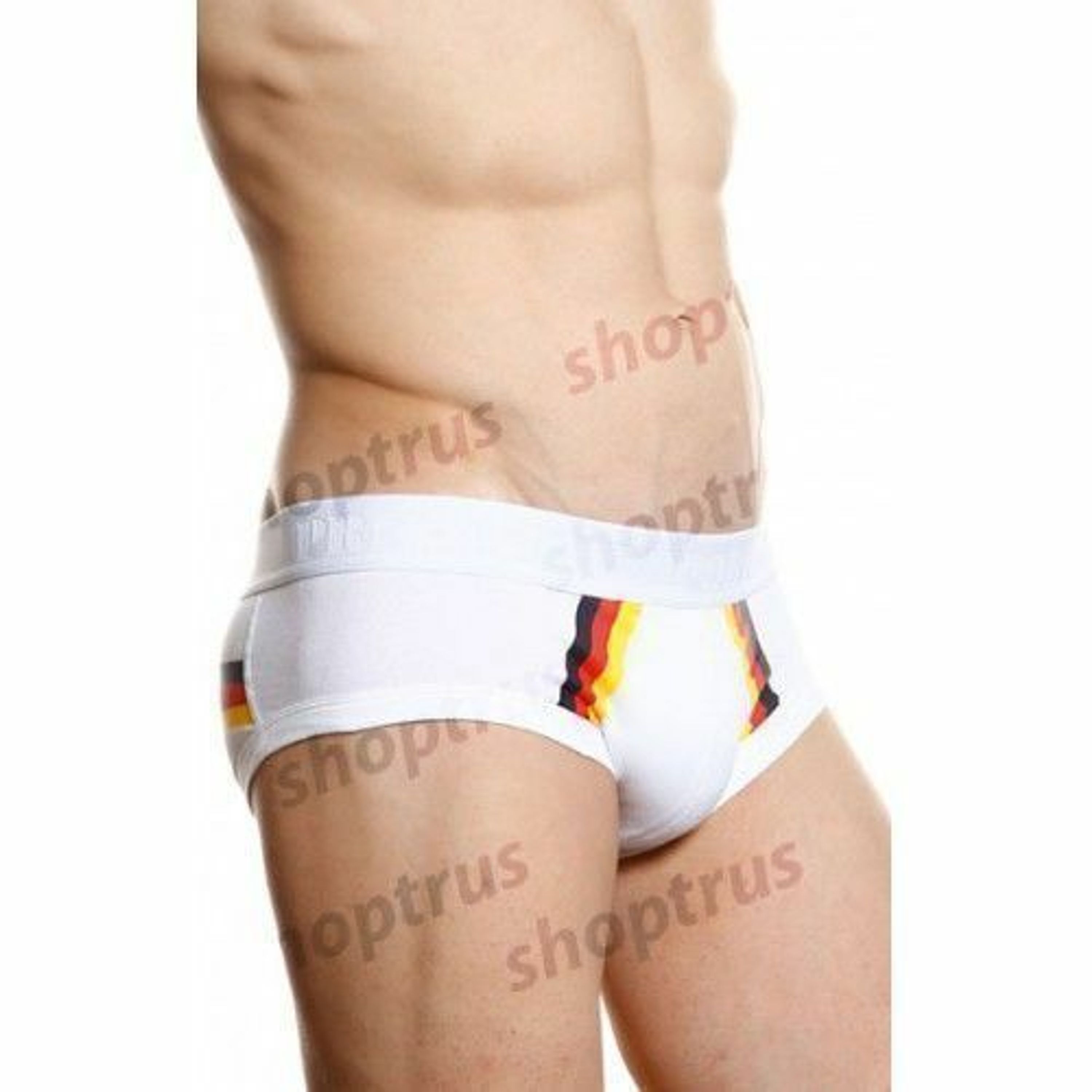 Мужские трусы брифы белые 4+ Private Important Zone  фото 3