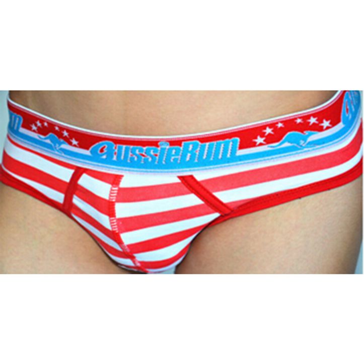 Мужские трусы брифы красные Aussiebum Red Brief 