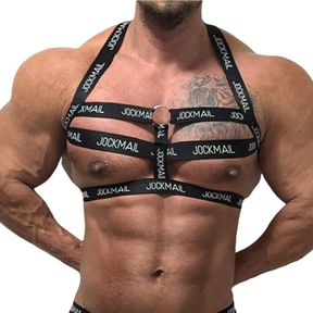 Фото Мужская портупея черная JOCKMAIL JM912-2