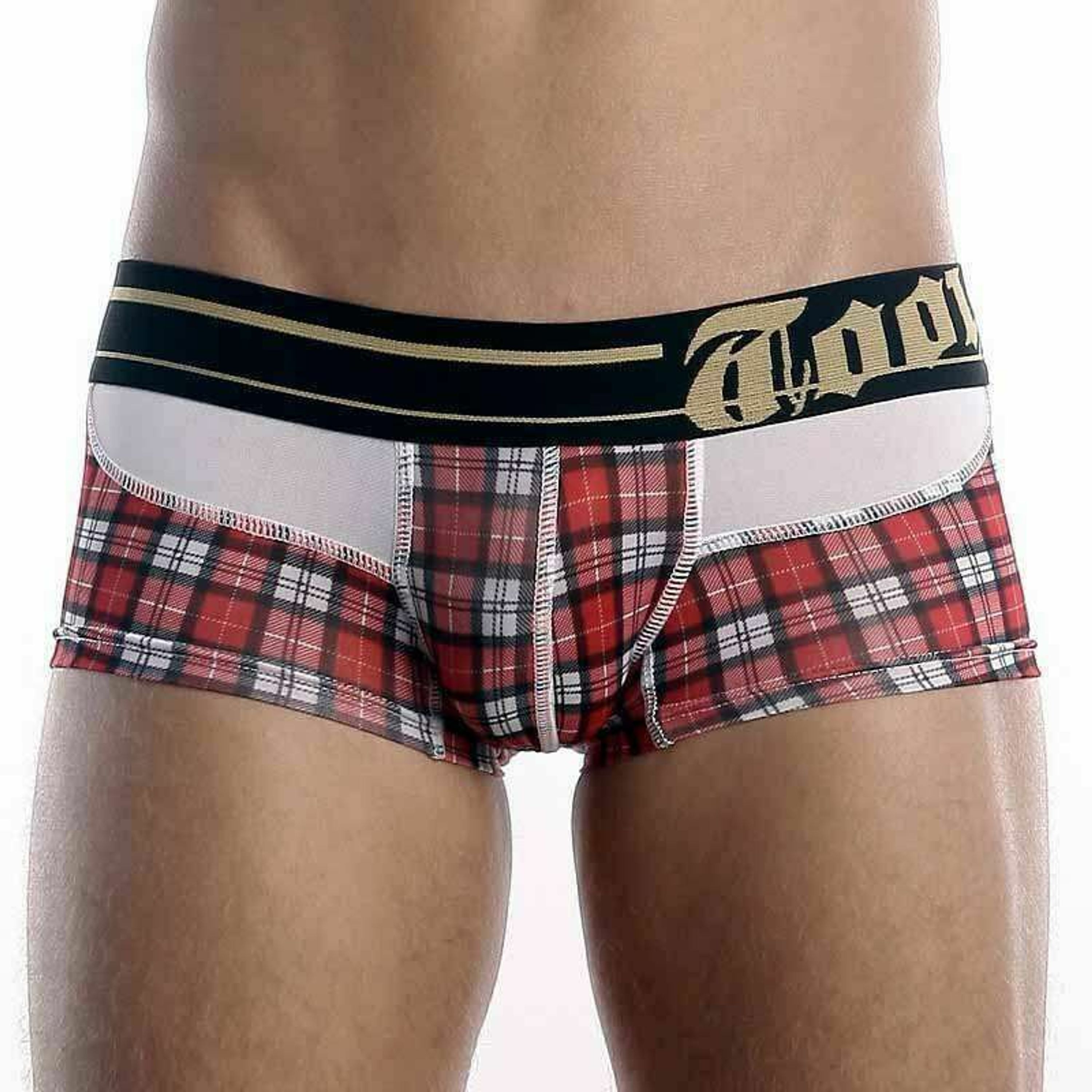 Мужские трусы хипсы TOOT Check Boxer Red TT00019 фото 3