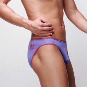 Фото  Мужские трусы слипы фиолетовые Body GMW Violet Brief