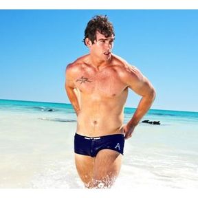 Фото Мужские плавки хипсы темно-синие Aussiebum Varsity Hip Navy