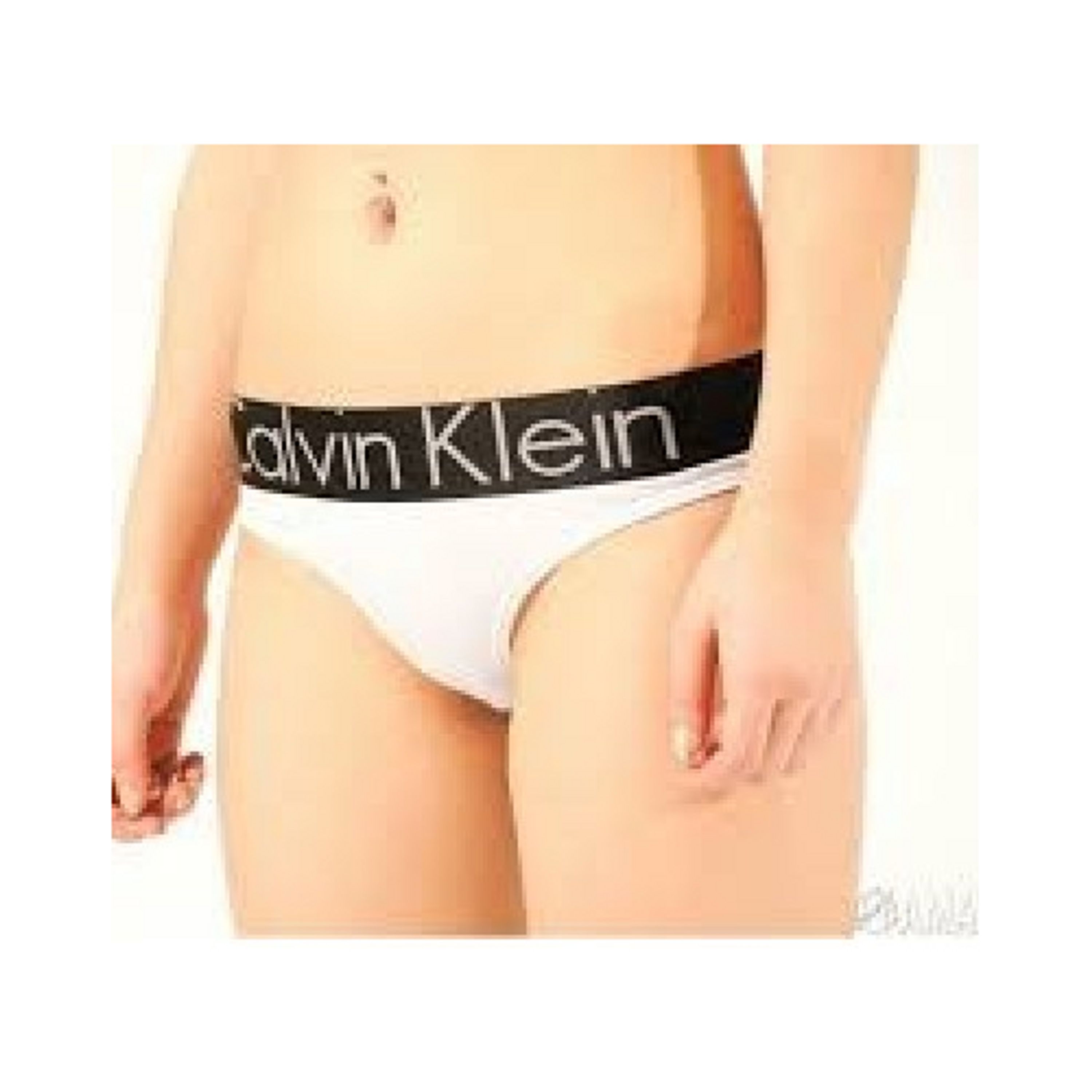 Женские брифы белые Calvin Klein Women Brief White Black фото 1