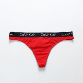 Фото Женские трусы стринги красные Calvin Klein Women