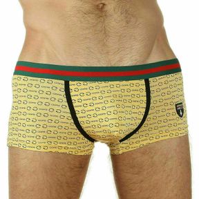 Фото Мужские трусы хипсы желтые Gucci Hip Boxer