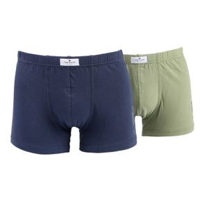 Фото Мужские трусы боксеры набор 2в1 (темно-синие, оливковые) Tom Tailor 70476/6061 320