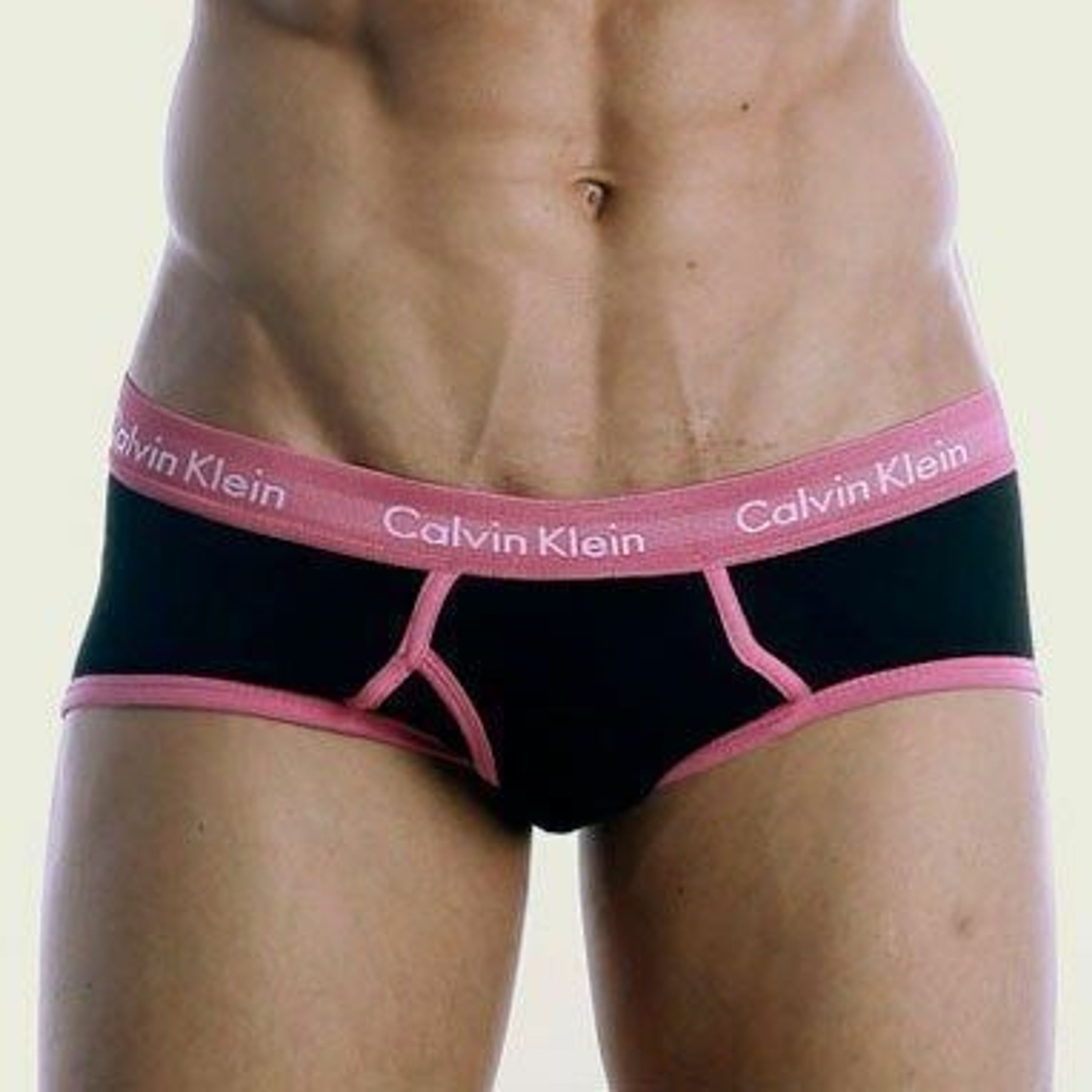Мужские трусы брифы Calvin Klein 365 Black Pink Brief CK16202 фото 1