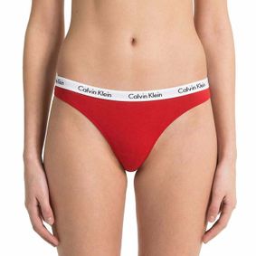 Фото Женские трусы стринги красные Calvin Klein Women Carousel