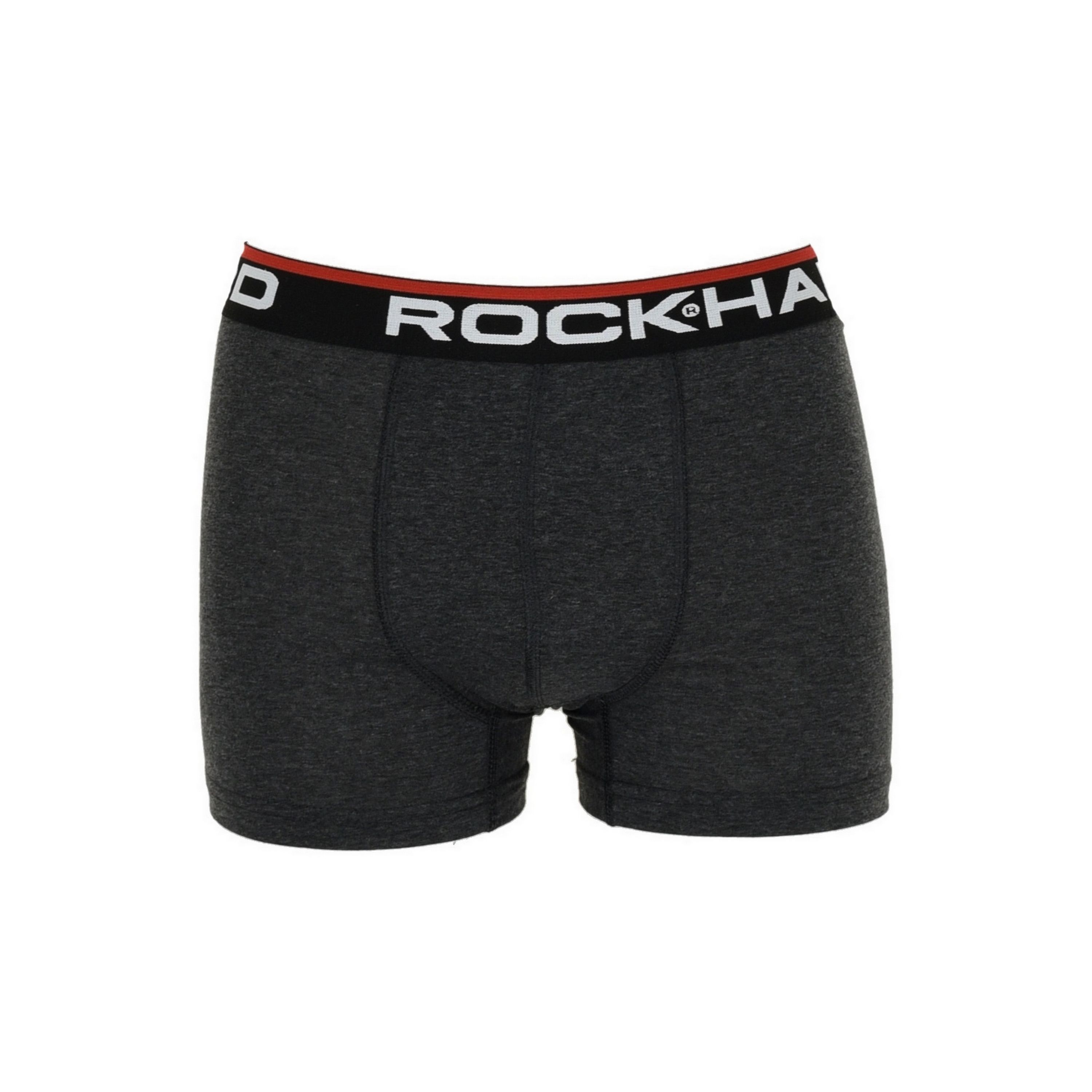 Мужские трусы боксеры набор 3 в 1 (черные, темно-серые, темно-синие) Rockhard RH37055 фото 5