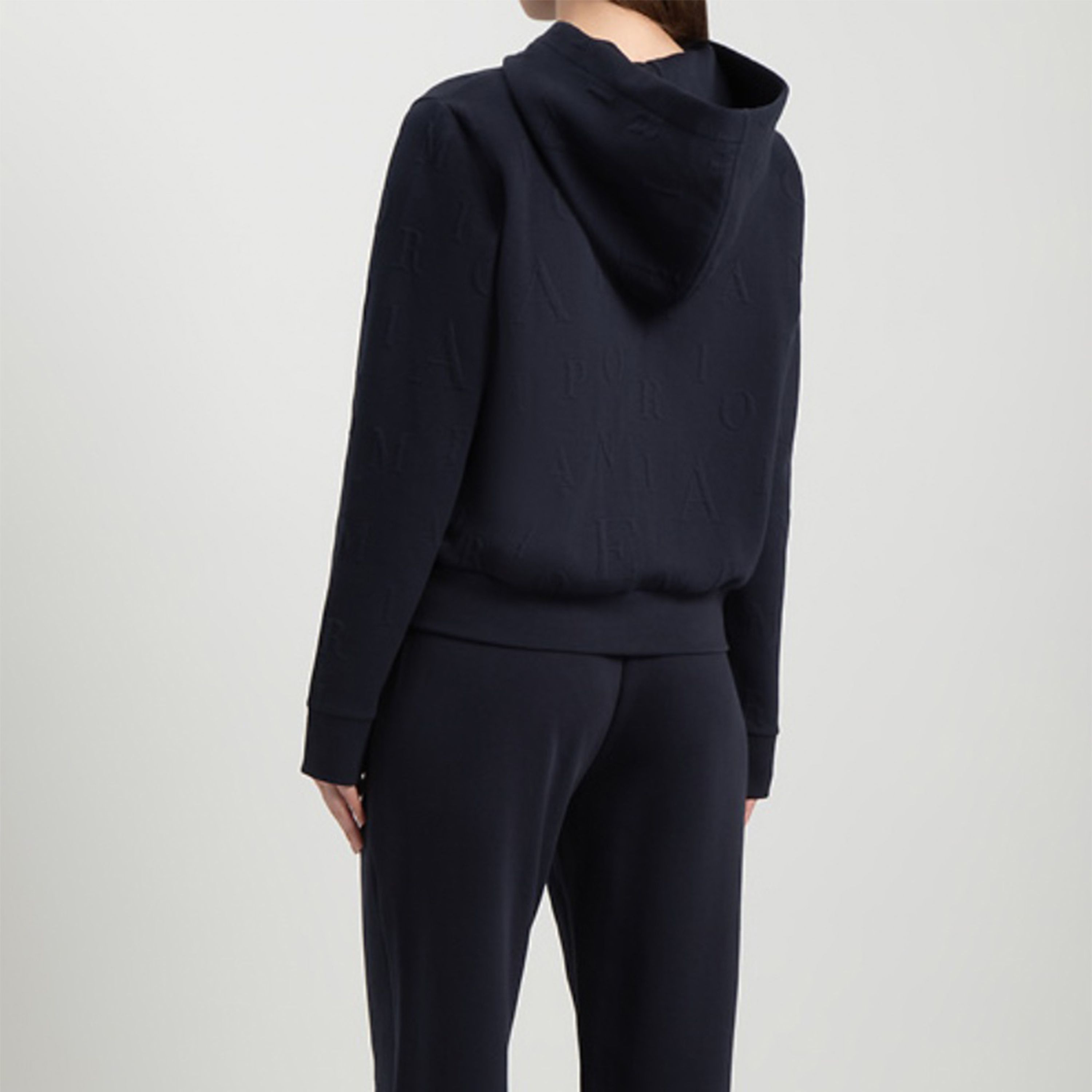 Женская толстовка темно-синяя Emporio Armani EW000392_AF15357 фото 5