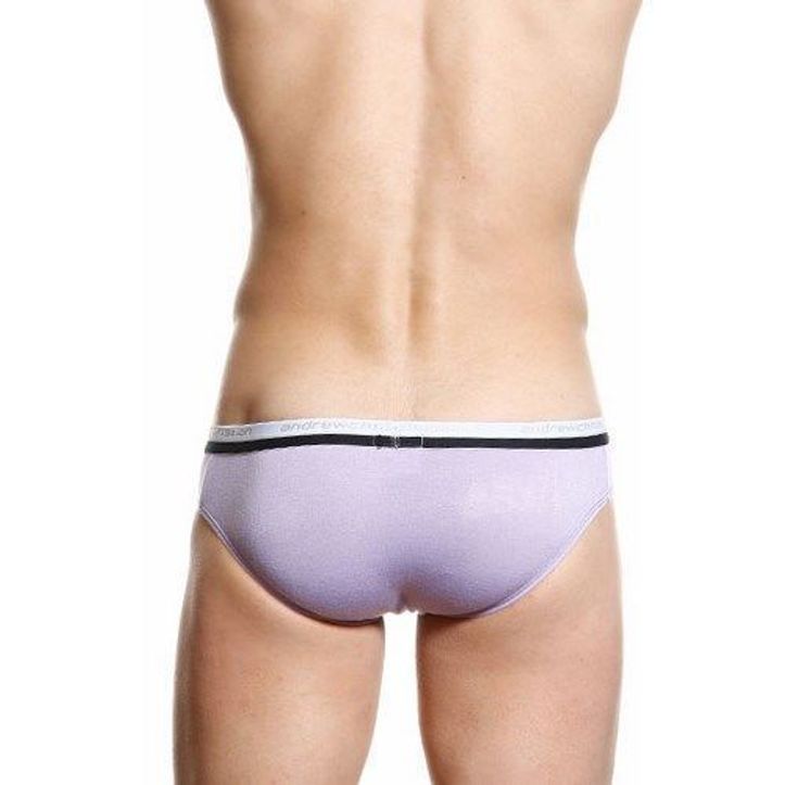 Мужские трусы слипы сиреневые Andrew Christian V Slim Holiday Brief Lilac AC3-M085 фото 2