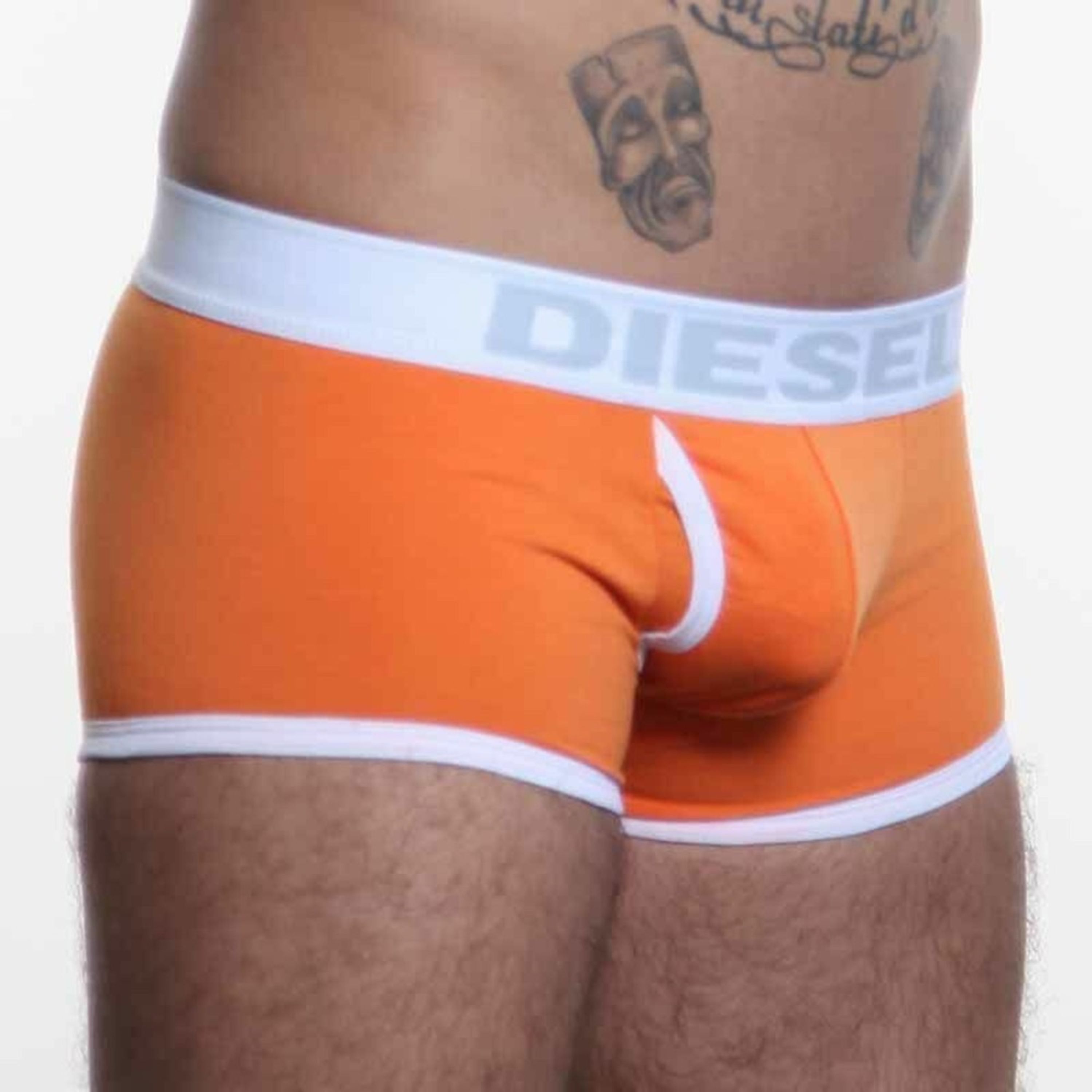 Мужские трусы боксеры оранжевые Diesel Orange Boxer фото 3