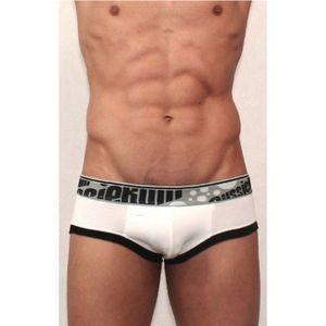 Фото Мужские трусы брифы Aussiebum Flaunt Brief Black & White AB00157