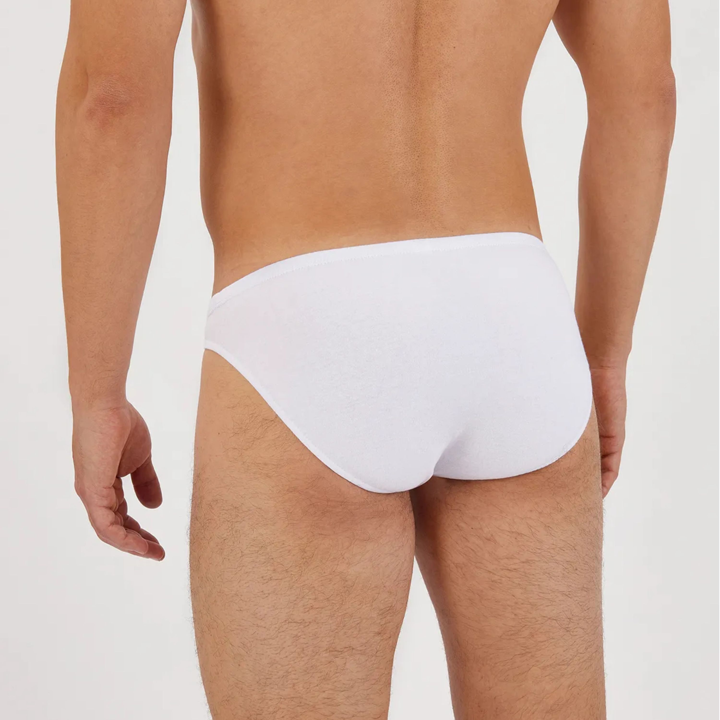 Мужские трусы слипы белые набор 3в1 ATLANTIC мини Basic 3BMP-230 фото 4