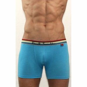 Фото Мужские трусы боксеры завышенные голубые Paul Smith Blue