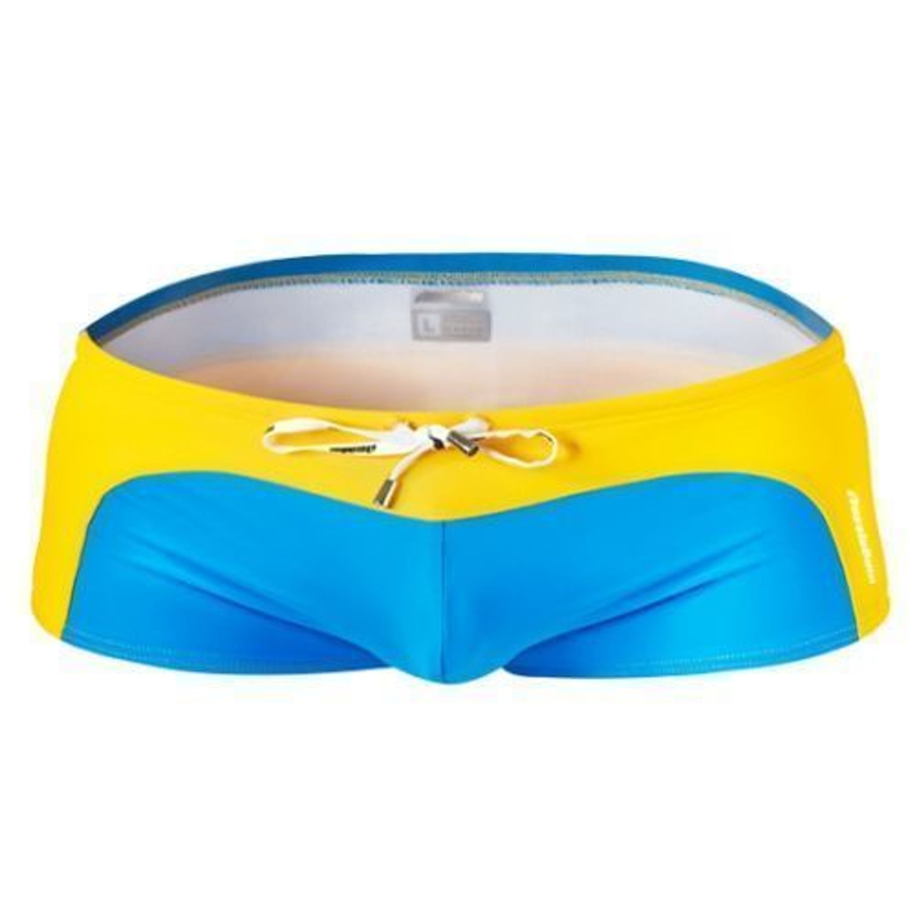 Мужские плавки хипсы  сине-желтые  Aussiebum Handlebar Toronga фото 2