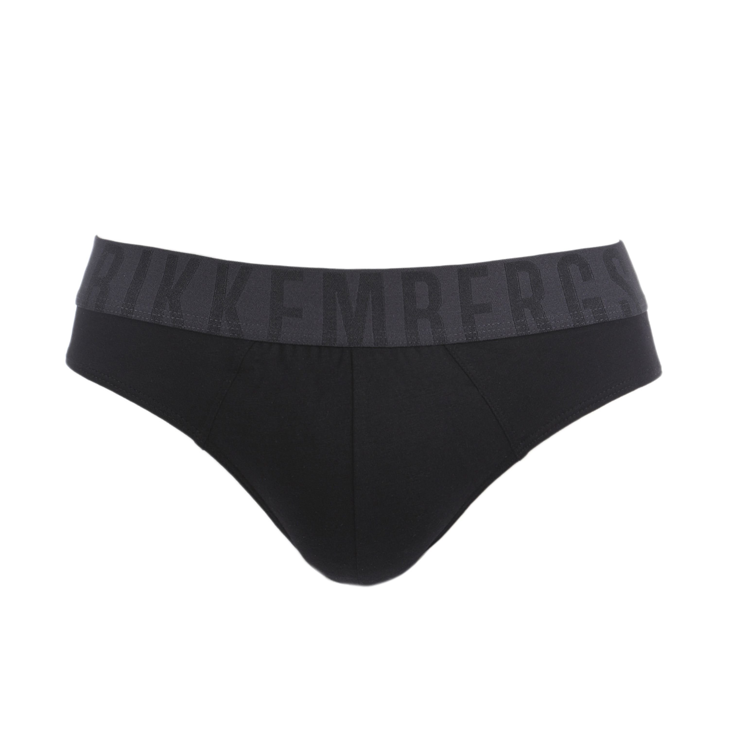 Мужские трусы брифы (зеленый, синий, черный) набор 3 в 1 Bikkembergs BKK1USP14TR фото 3