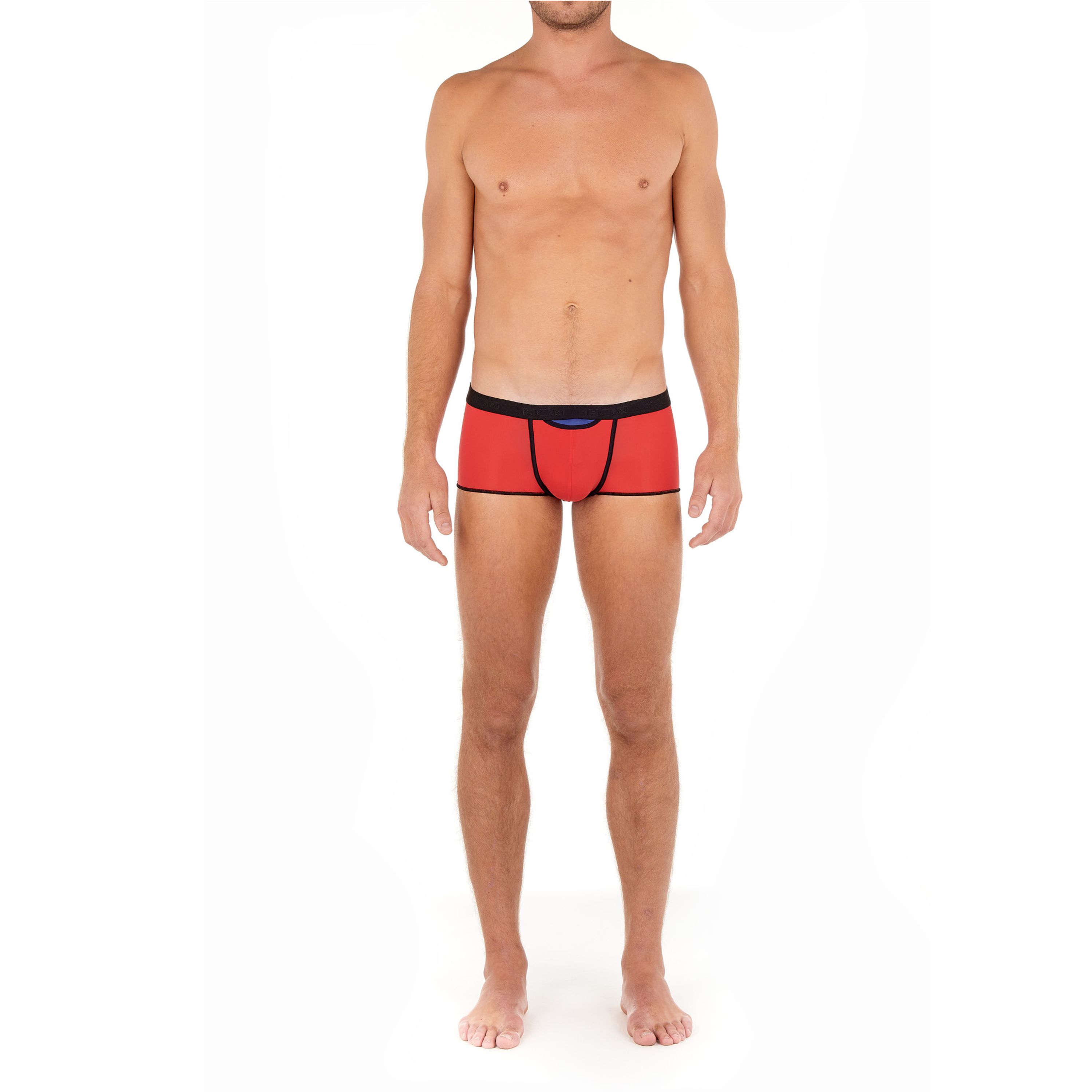 Мужские трусы хипсы красные HOM PLUME UP Trunk HO1 up 402373_404063 фото 2
